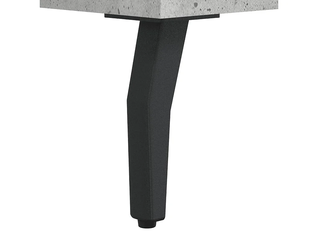 Table de chevet gris béton 40x35x47,5 bois d’ingénierie