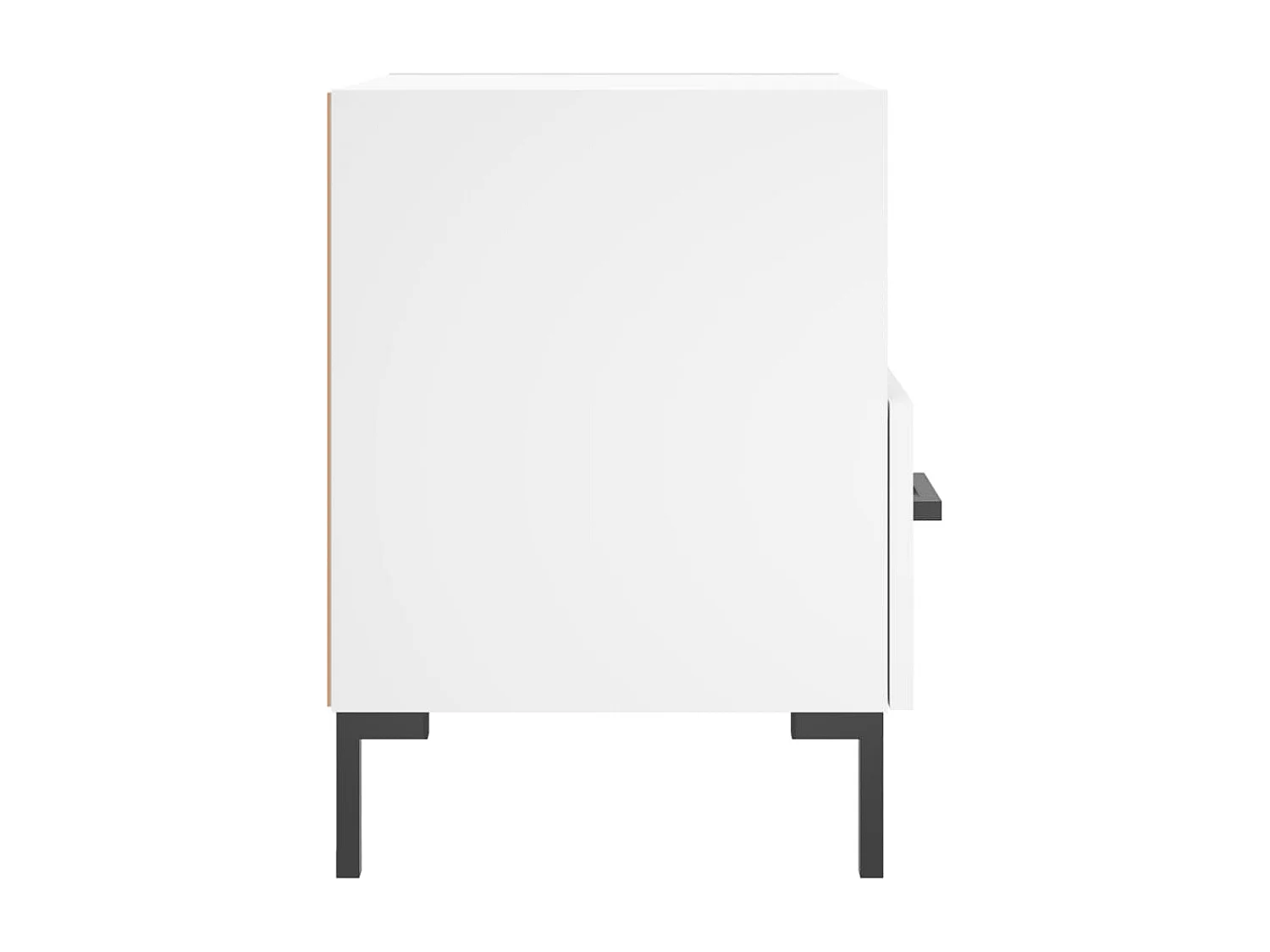 Tables de chevet 2 pcs blanc 40x35x47,5 bois d’ingénierie