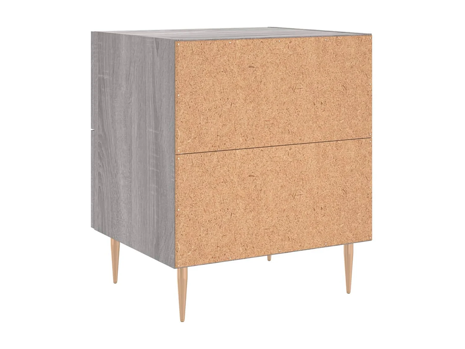 Tables de chevet 2 pcs sonoma gris 40x35x47,5