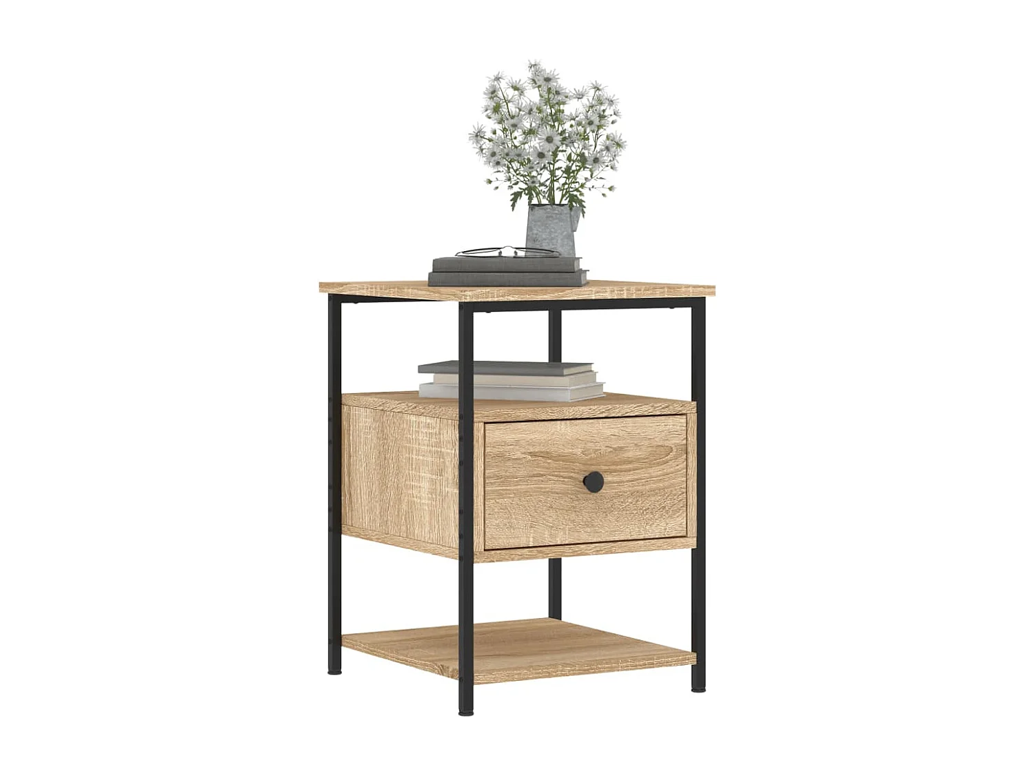 Tables de chevet 2 pcs chêne sonoma 40x42x56 bois ingénierie