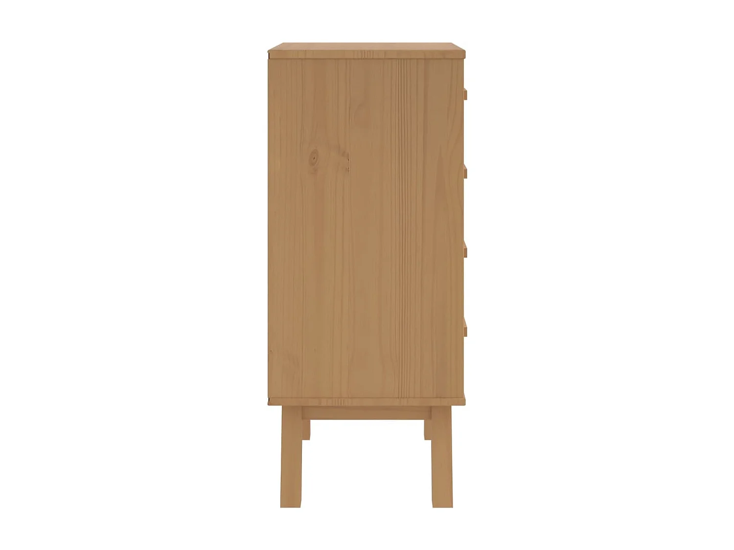 Table de chevet OLDEN marron bois de pin solide