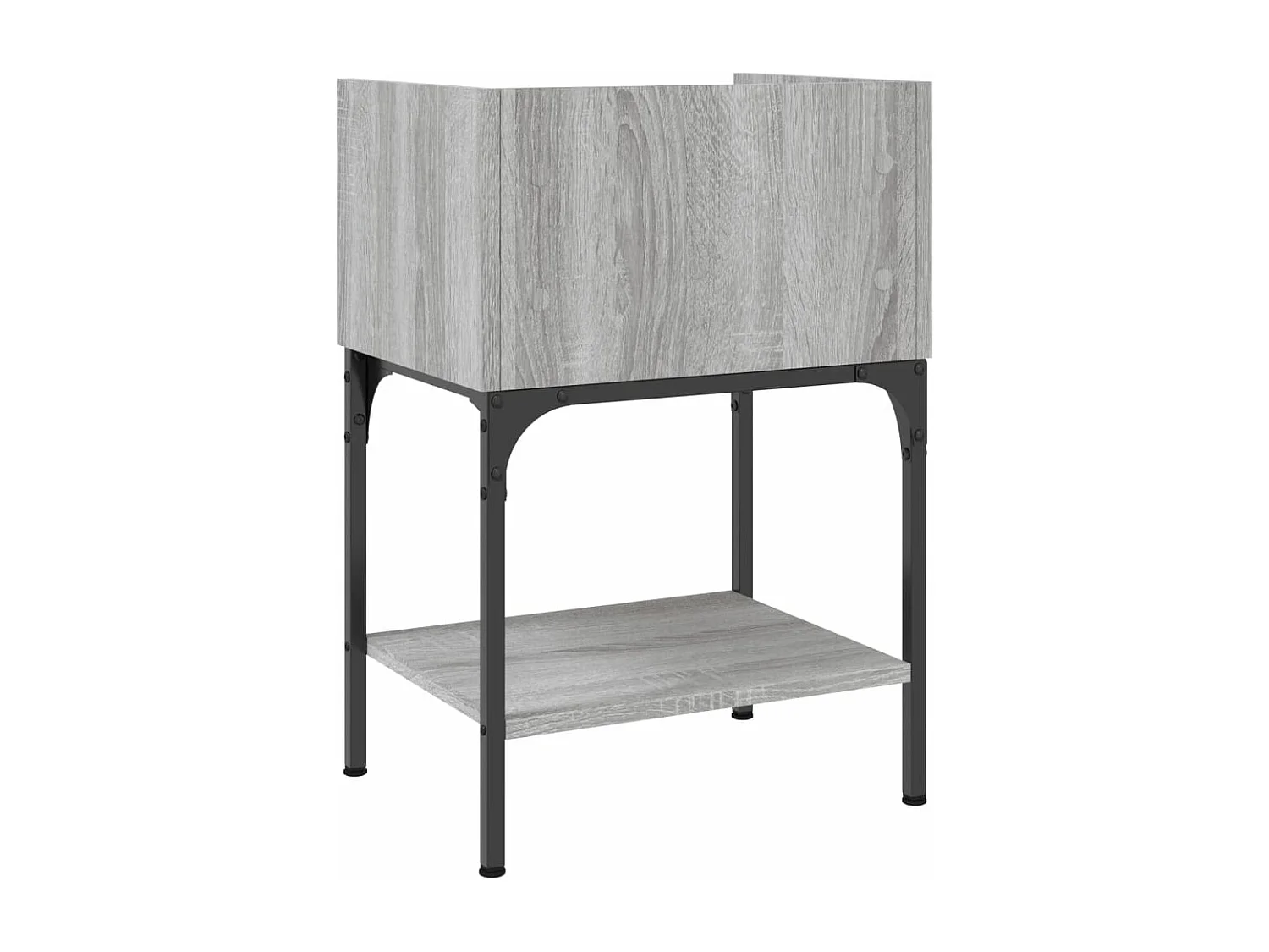 Tables de chevet 2 pcs sonoma gris 40,5x31x60