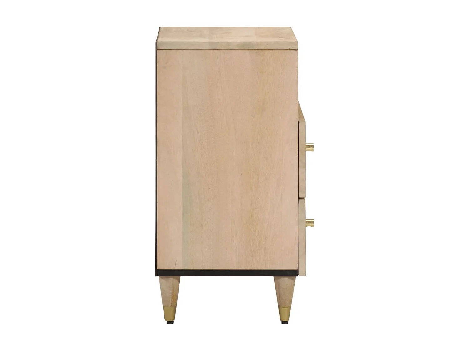 Table de chevet 50x33x60 bois de manguier massif