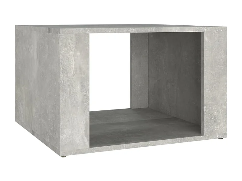 Table de chevet Gris béton 57x55x36 Bois d'ingénierie