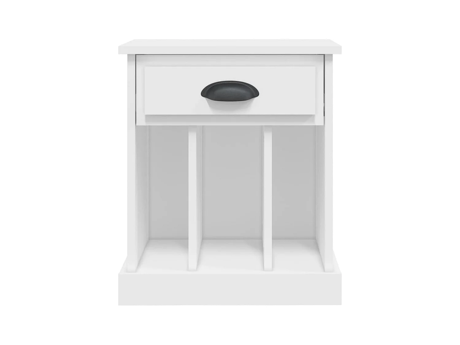 Table de chevet blanc 43x36x50