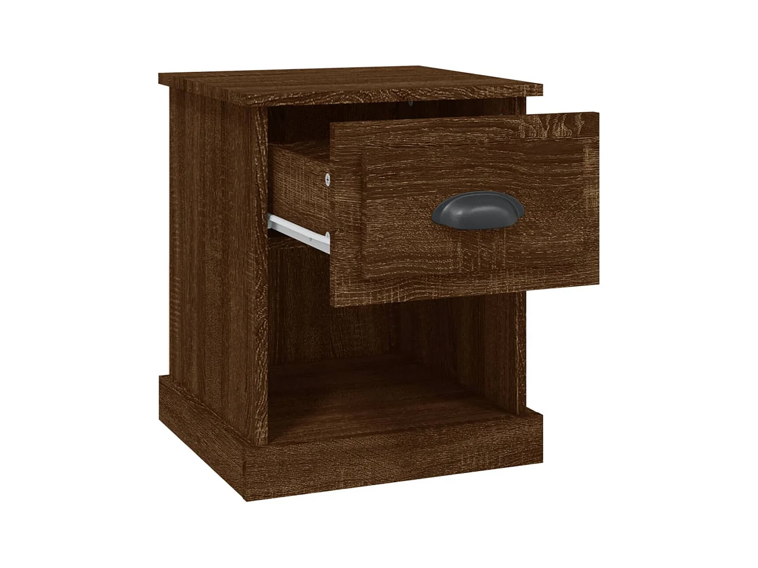 Tables de chevet 2pcs chêne marron 39x39x47,5 bois ingénierie