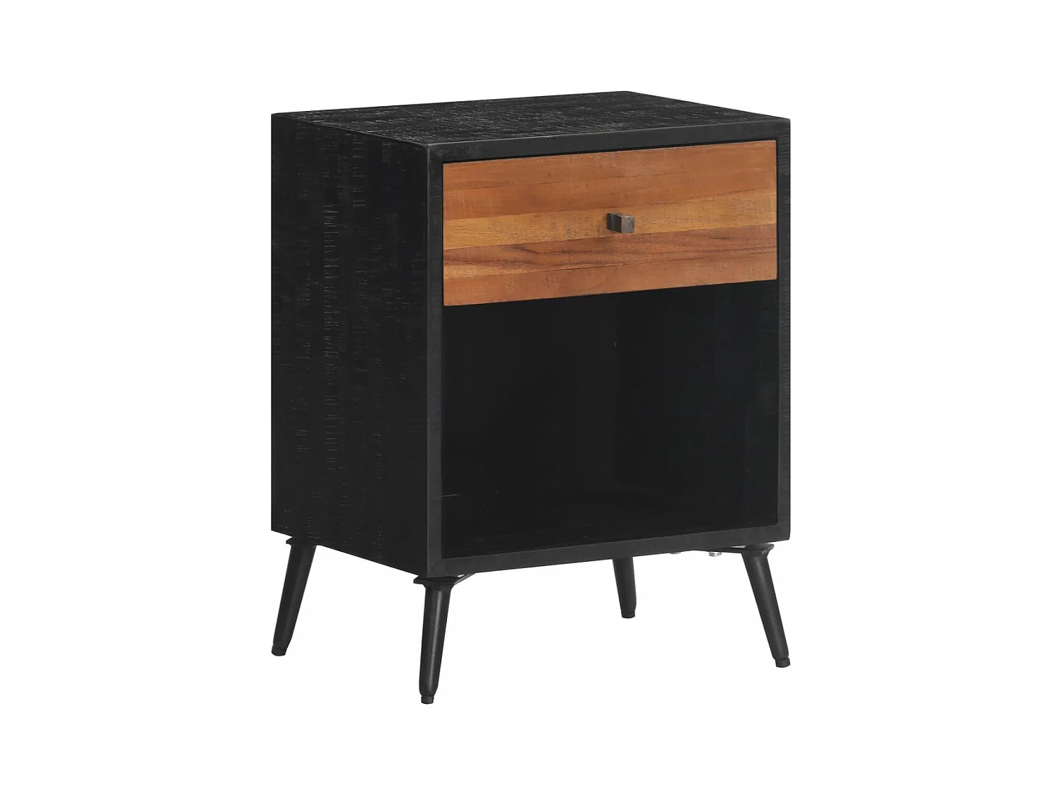 Table de chevet 40x30x50 bois massif de teck