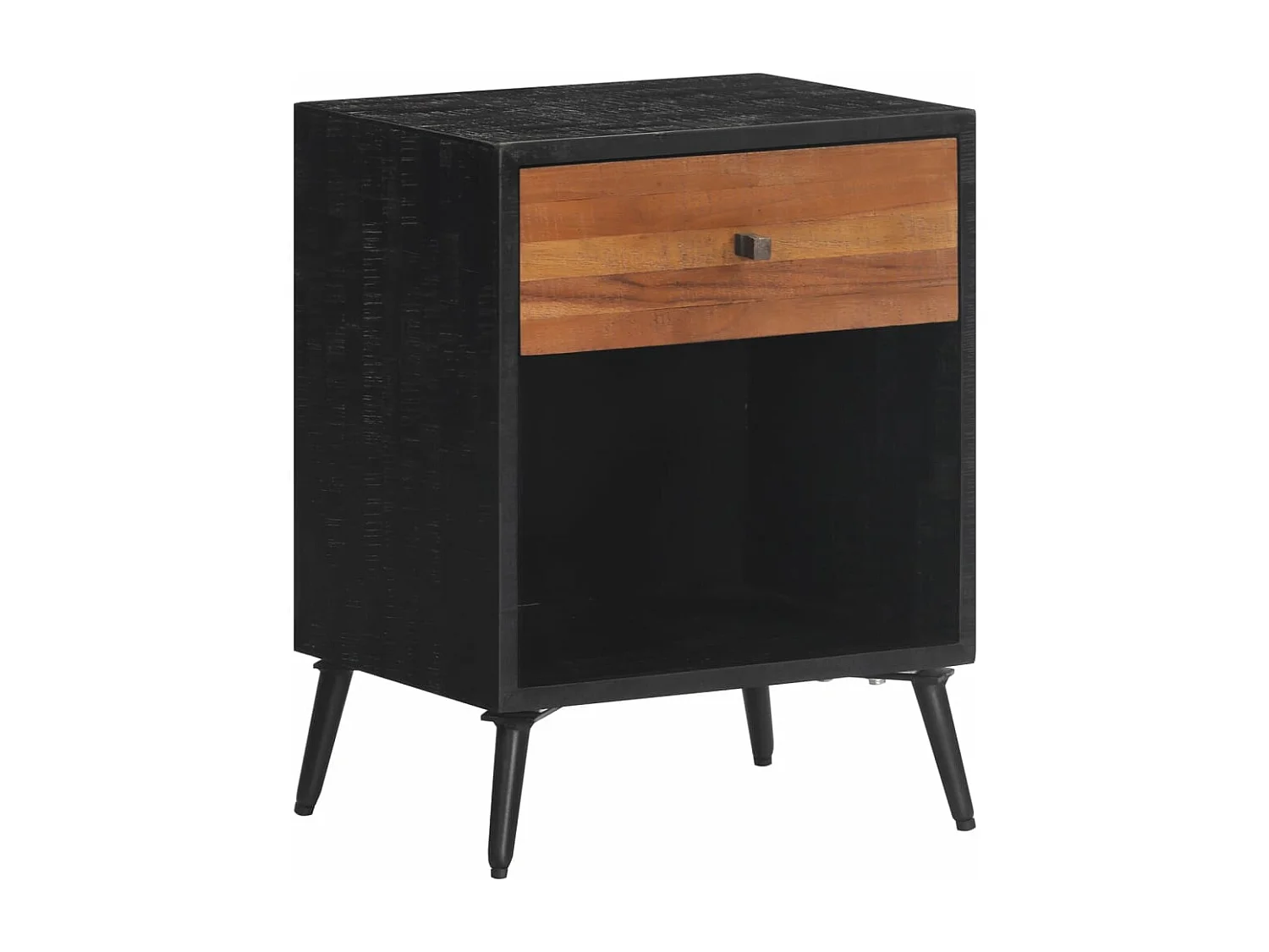 Table de chevet 40x30x50 bois massif de teck