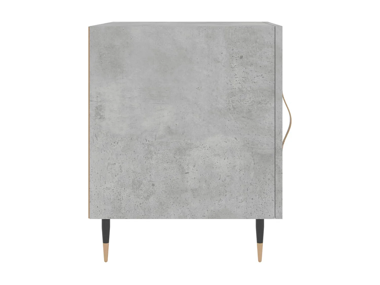 Tables de chevet 2 pcs gris béton 40x40x50 bois d’ingénierie