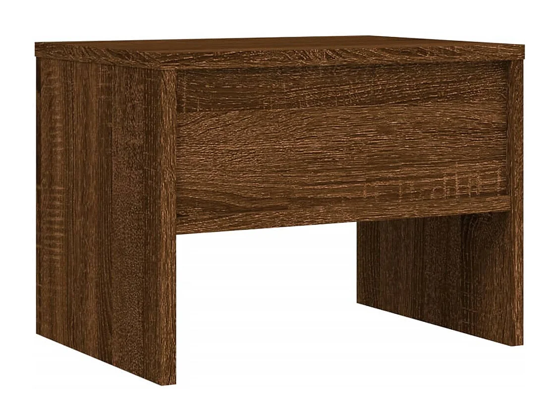 Tables de chevet 2pcs Chêne marron 40x30x30 Bois d'ingénierie