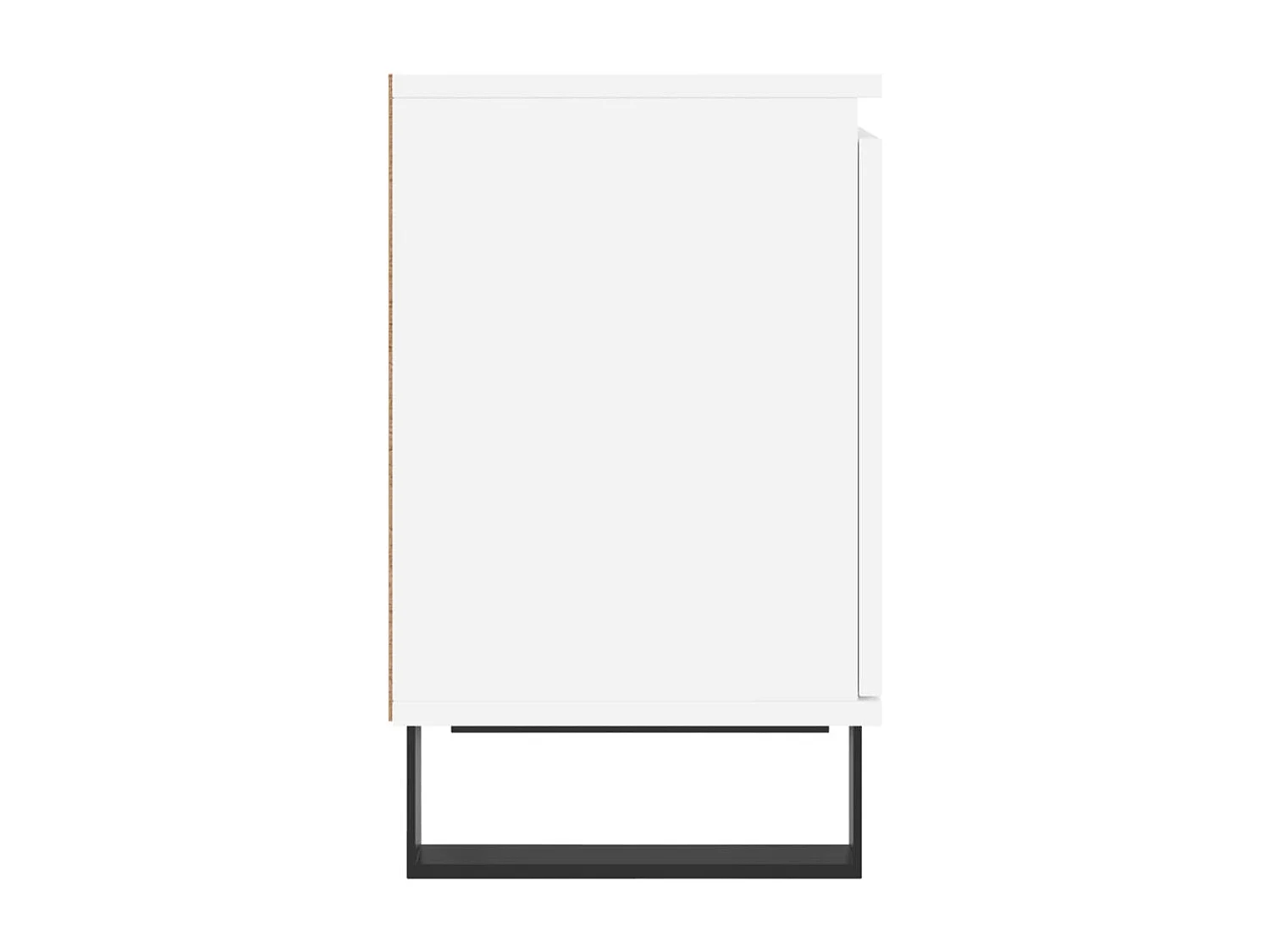 Tables de chevet 2 pcs blanc 40x30x50 bois d'ingénierie