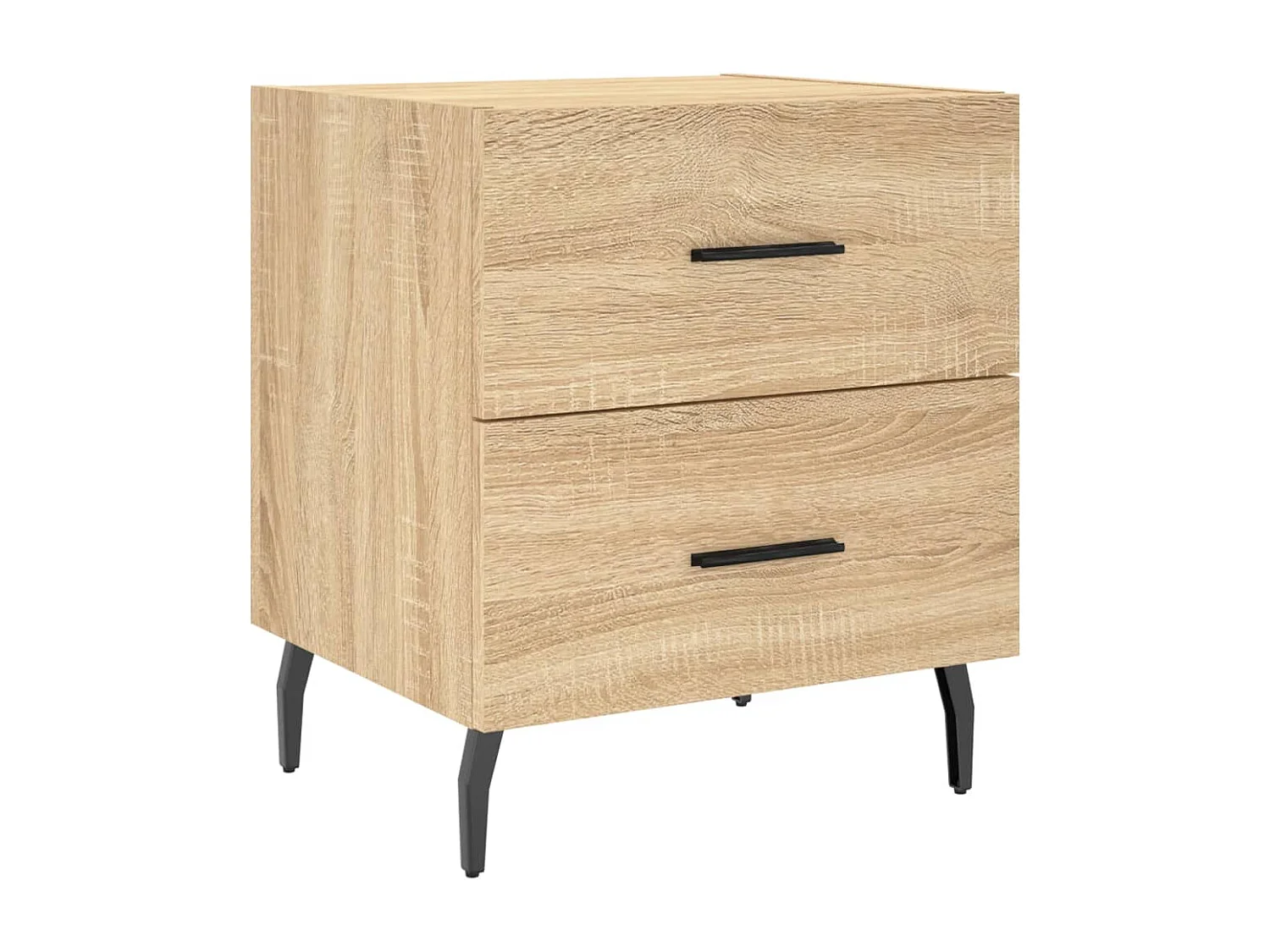 Table de chevet chêne sonoma 40x35x47,5 bois d’ingénierie