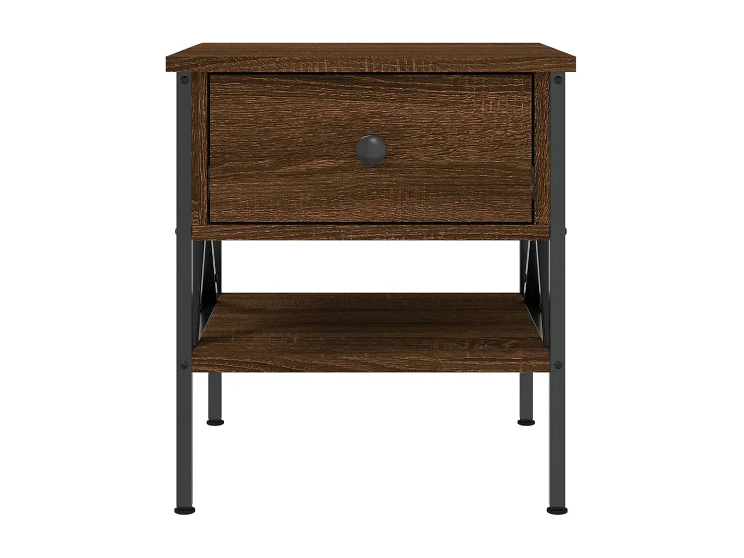 Tables de chevet 2 pcs chêne marron 40x42x45 bois ingénierie