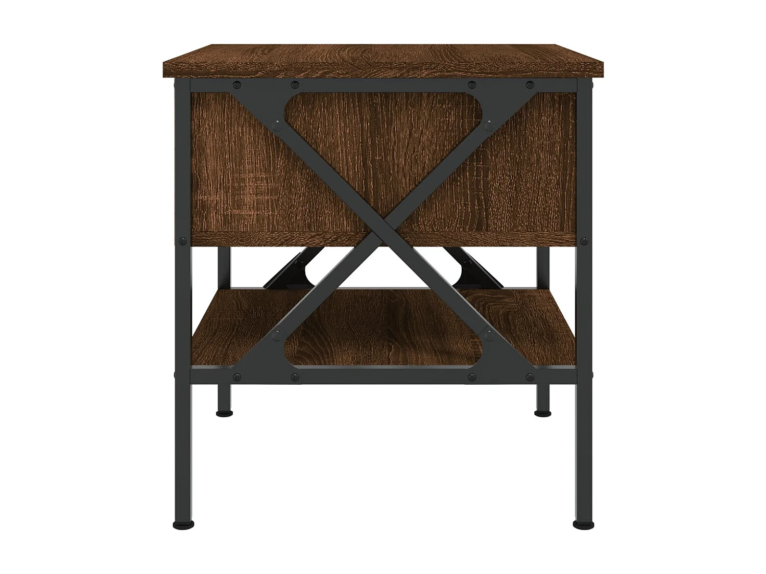 Tables de chevet 2 pcs chêne marron 40x42x45 bois ingénierie