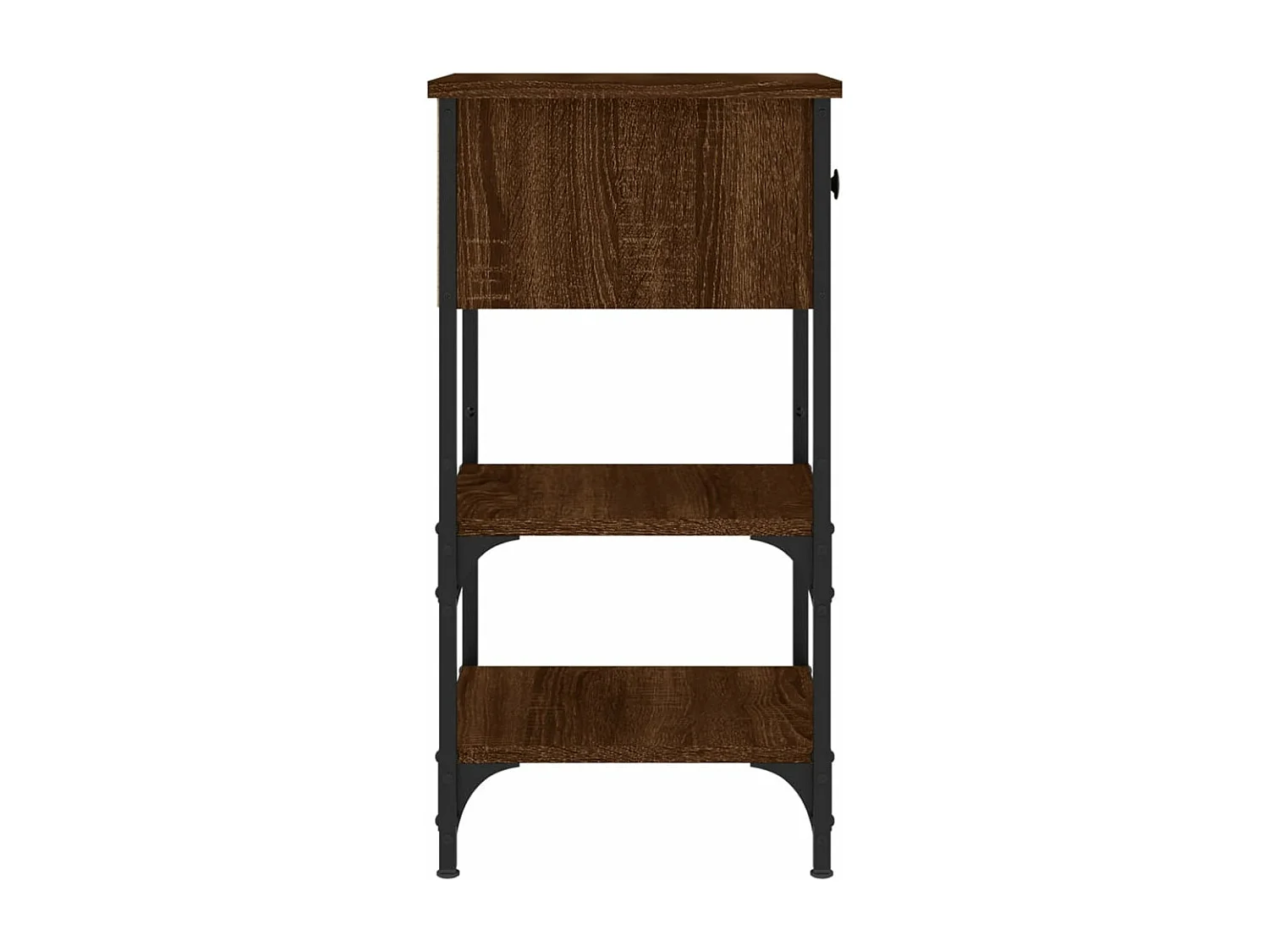 Tables de chevet 2 pcs chêne marron 34x36x70 bois ingénierie