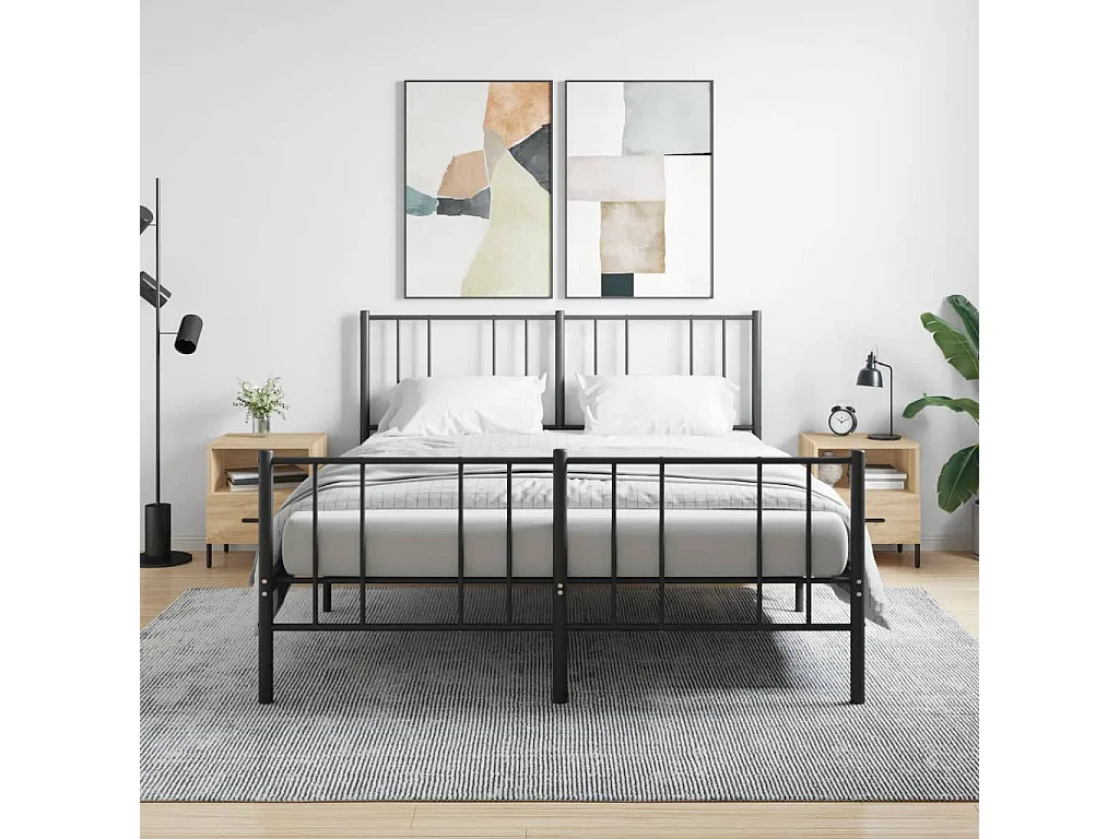 Tables de chevet 2 pcs chêne sonoma 40x35x47,5