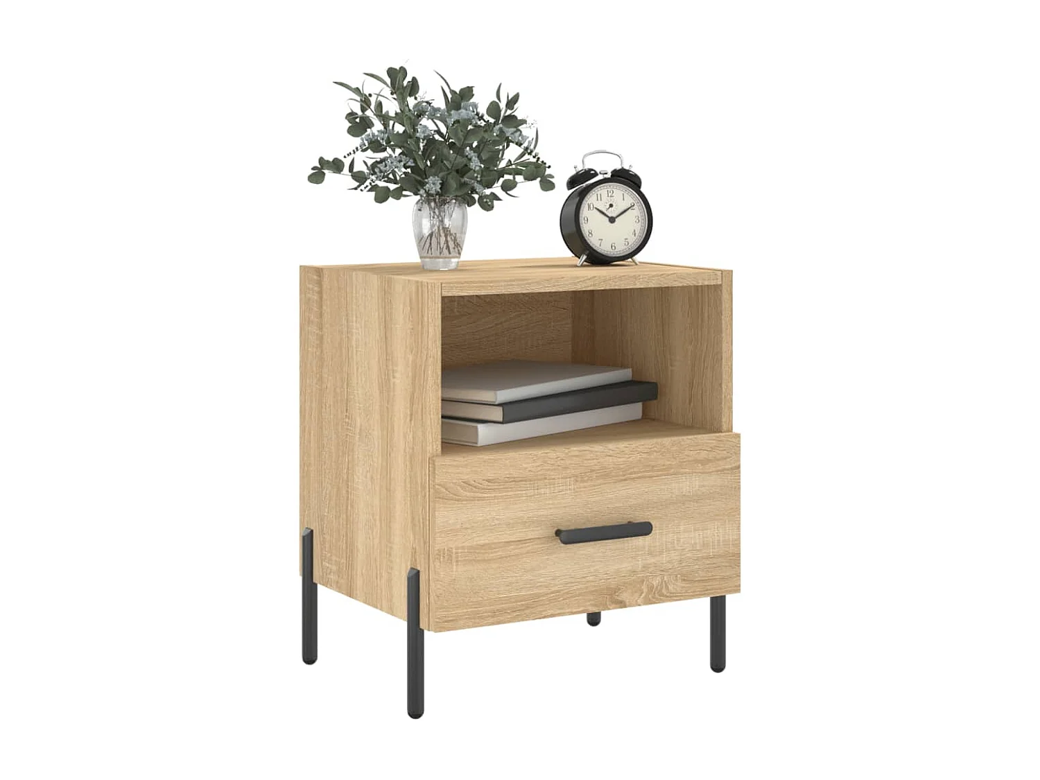 Tables de chevet 2 pcs chêne sonoma 40x35x47,5