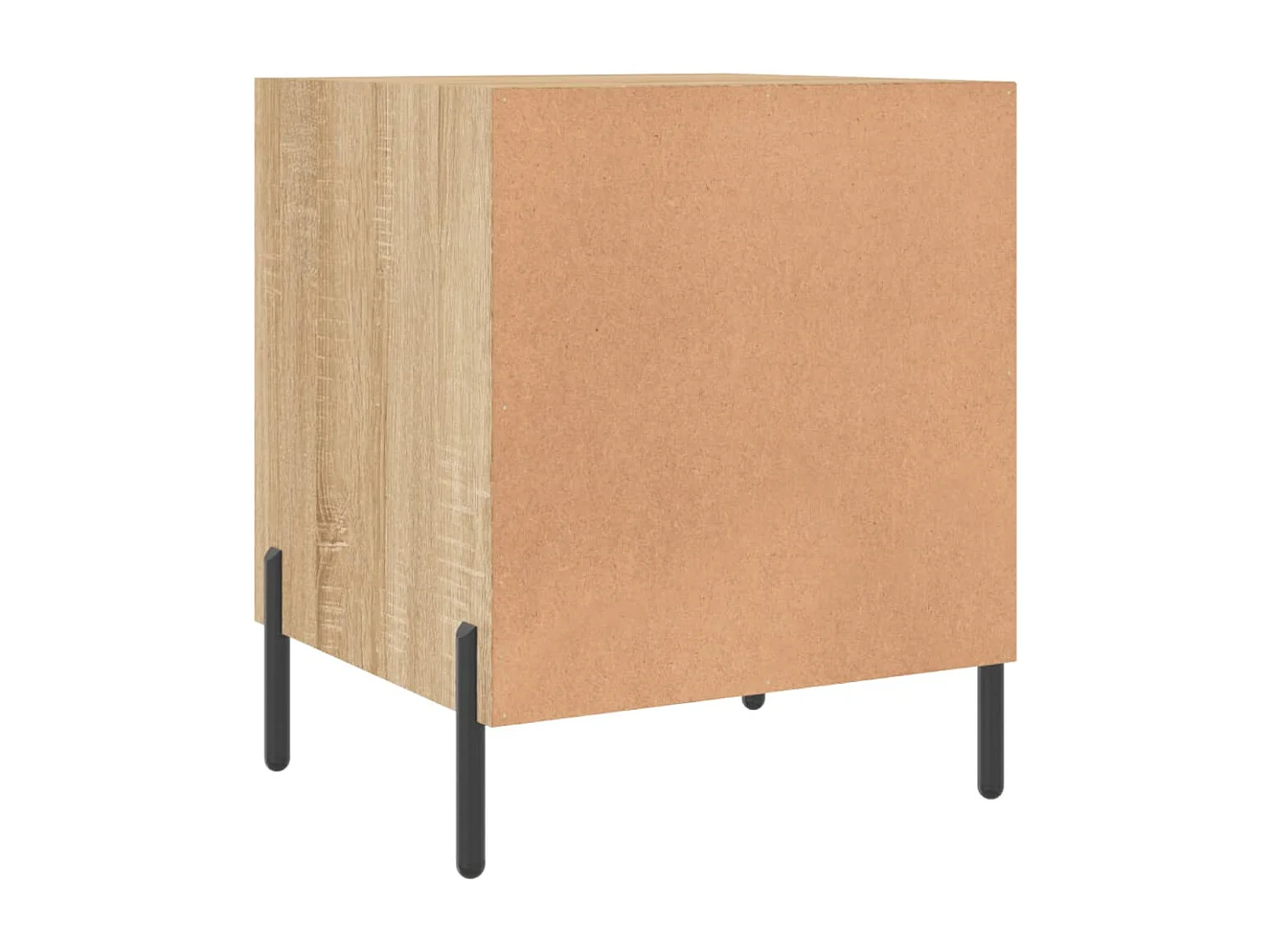 Tables de chevet 2 pcs chêne sonoma 40x40x50 bois ingénierie