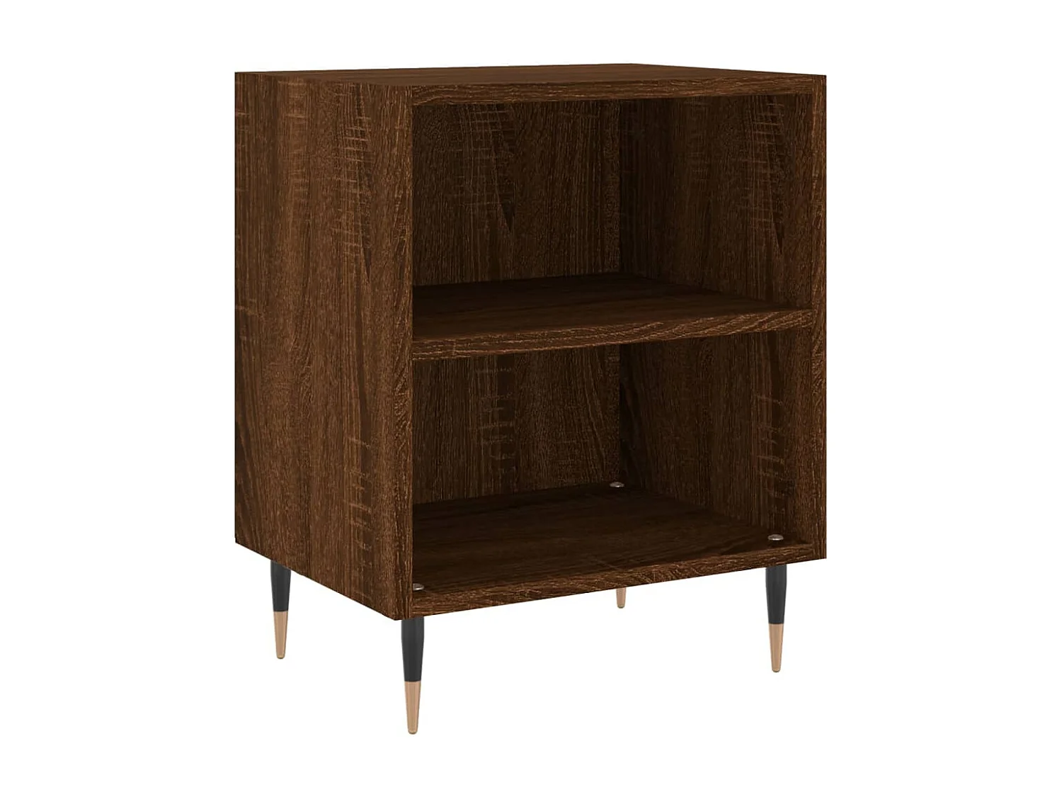 Tables de chevet 2pcs chêne marron 40x30x50 bois d'ingénierie