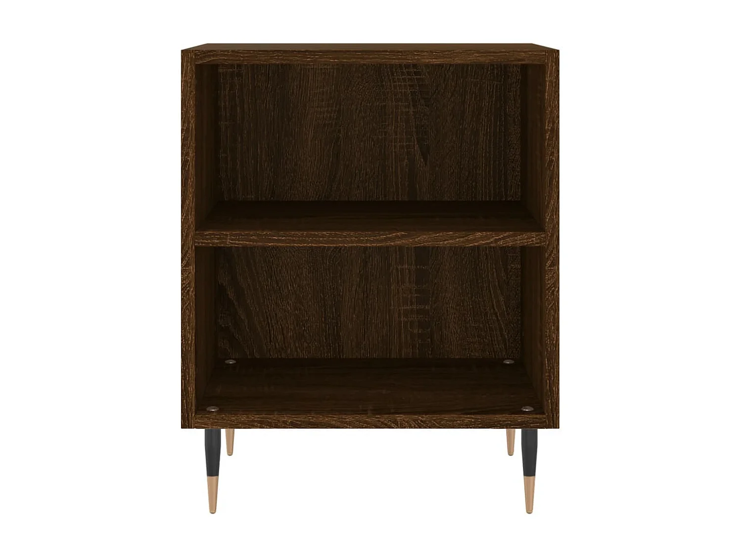 Tables de chevet 2pcs chêne marron 40x30x50 bois d'ingénierie