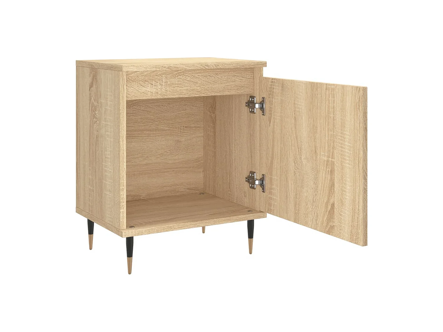 Tables de chevet 2pcs chêne sonoma 40x30x50 bois d'ingénierie