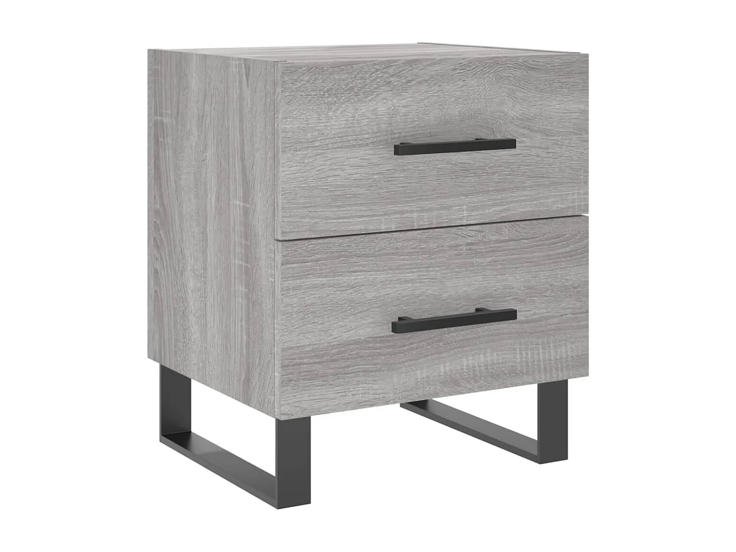 Tables de chevet 2 pcs sonoma gris 40x35x47,5