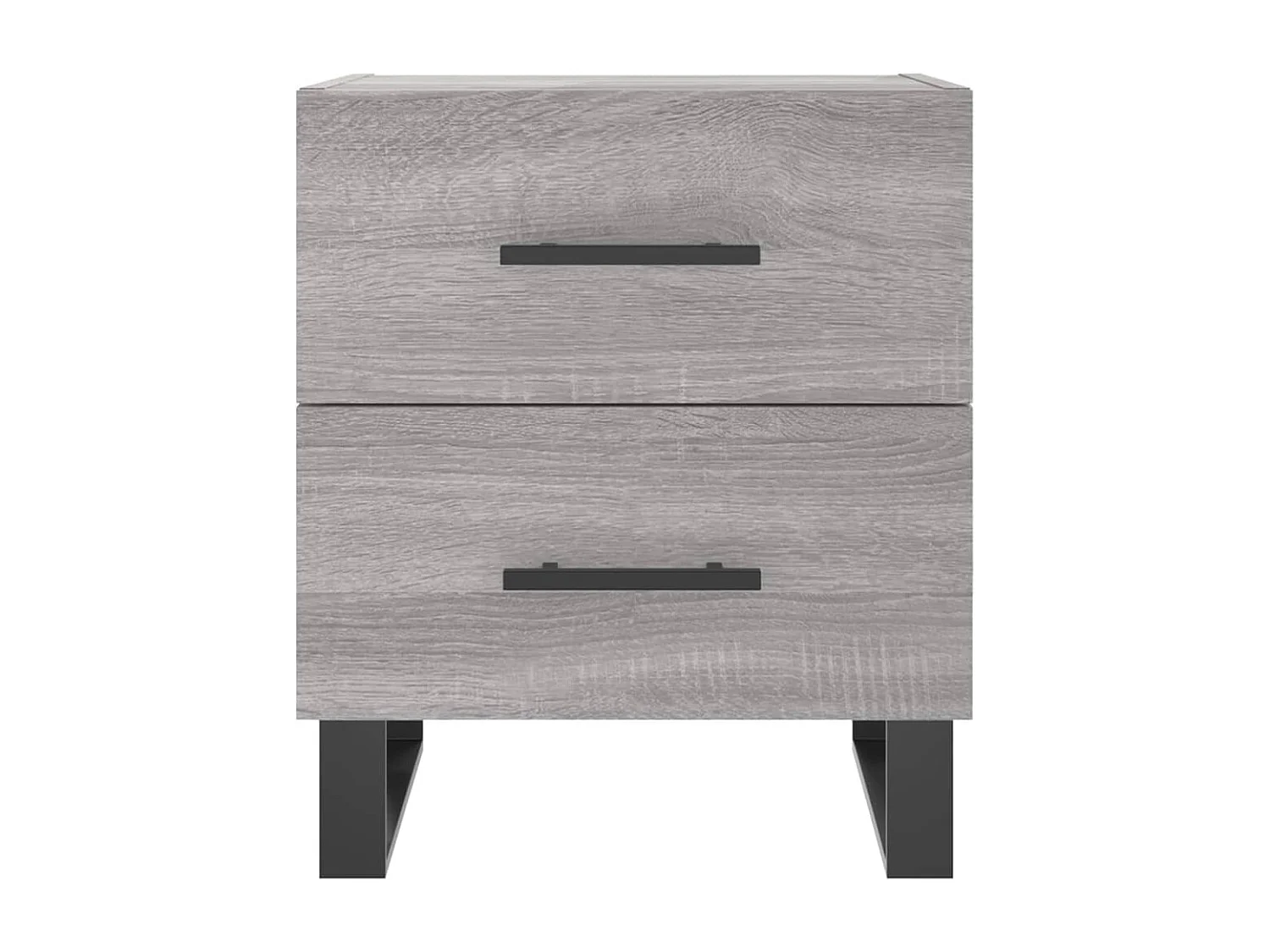 Tables de chevet 2 pcs sonoma gris 40x35x47,5