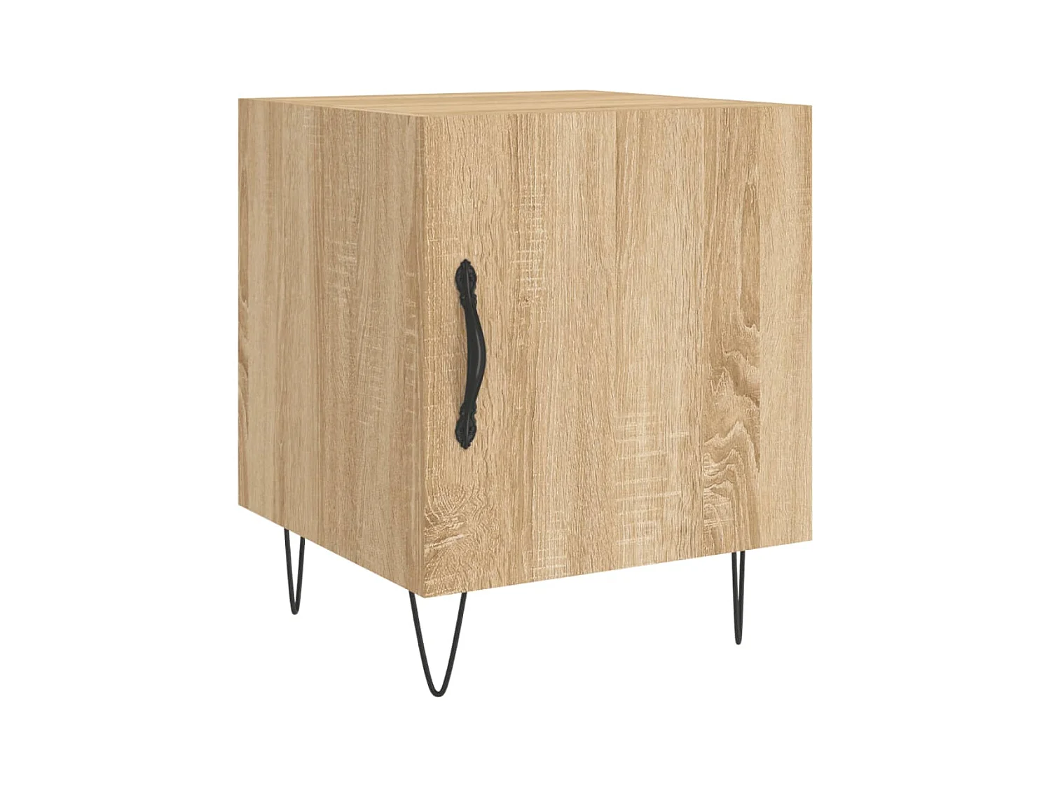 Table de chevet chêne sonoma 40x40x50 bois d’ingénierie