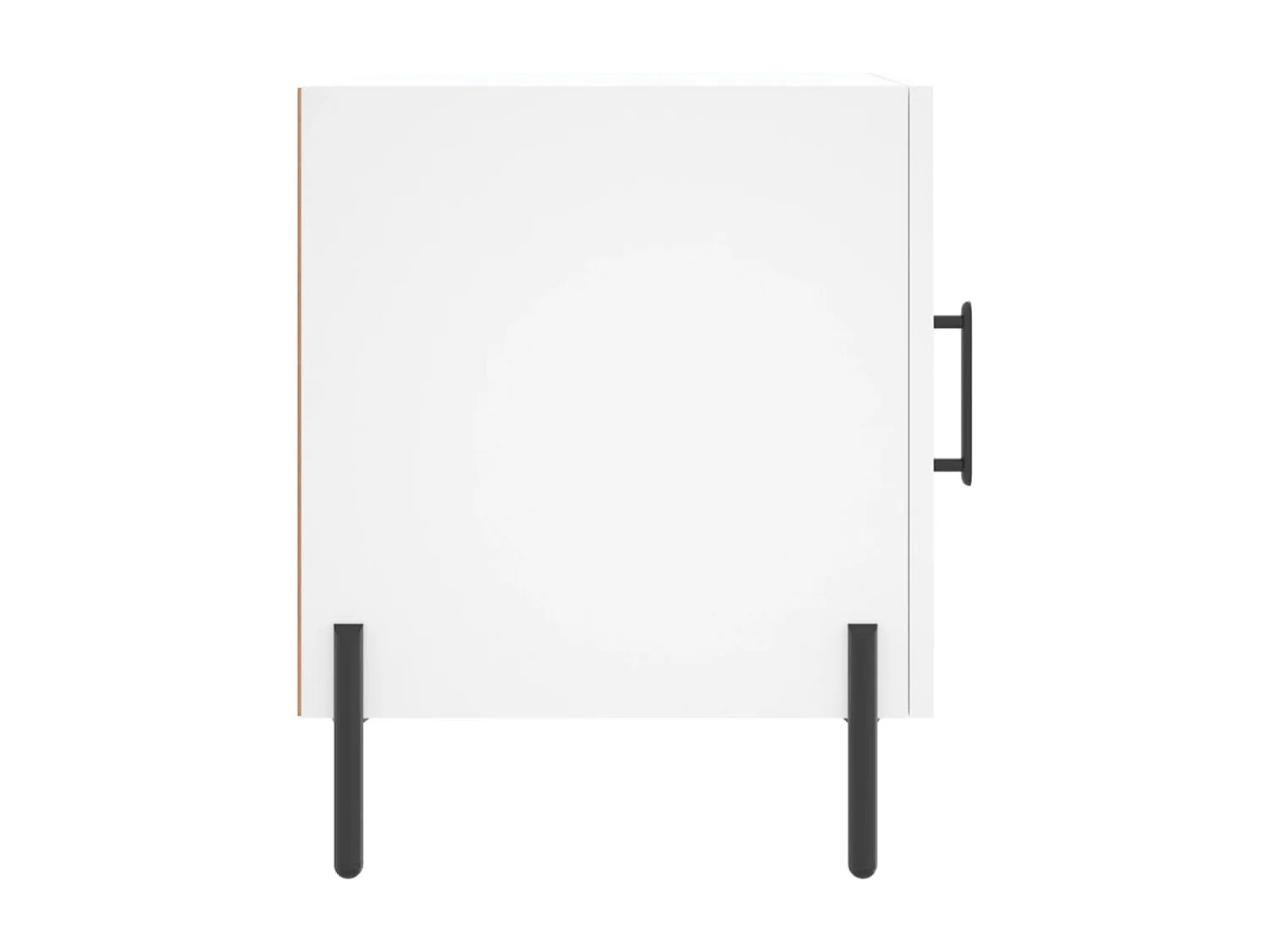 Tables de chevet 2 pcs blanc 40x40x50 bois d’ingénierie