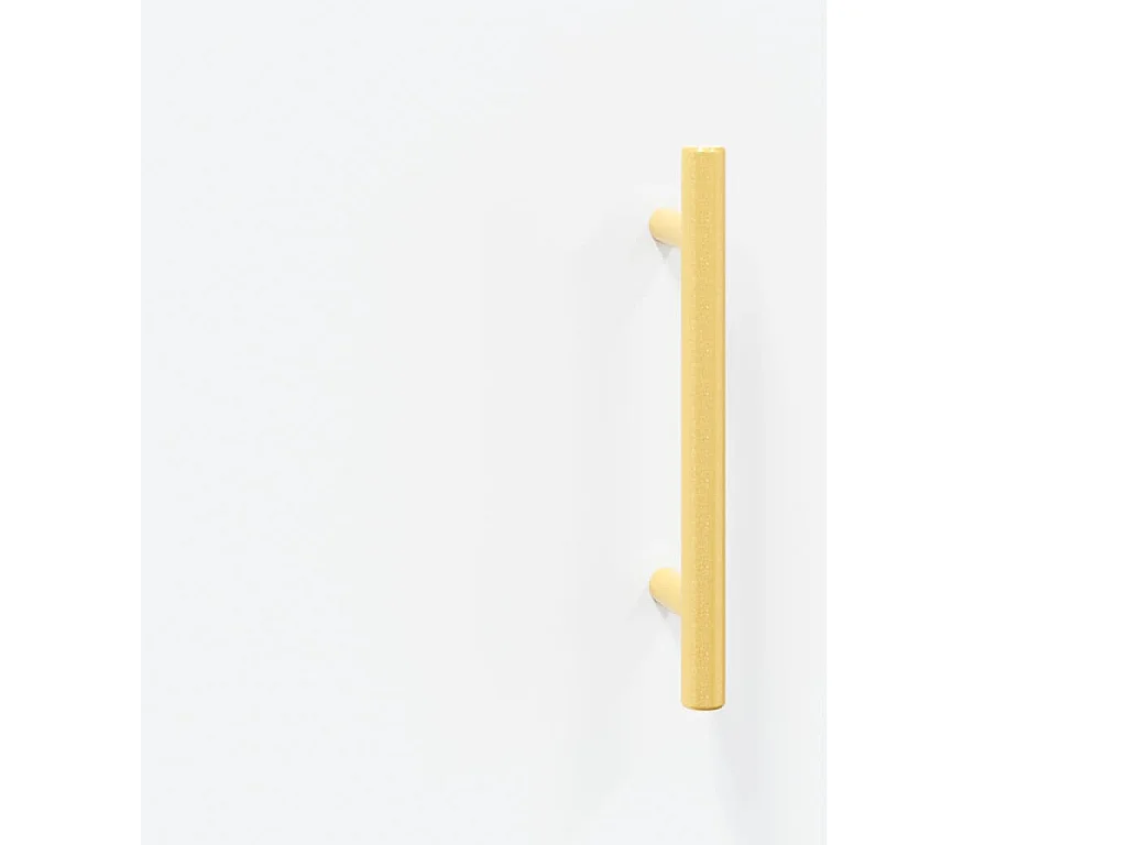 Table de chevet blanc 40x40x50 bois d’ingénierie