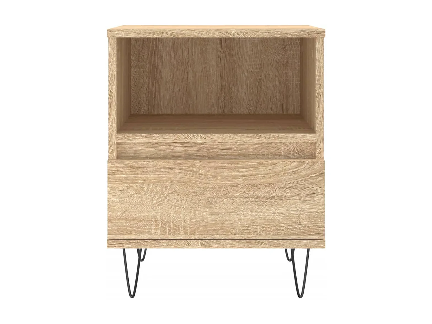 Table de chevet chêne sonoma 40x35x50 bois d’ingénierie