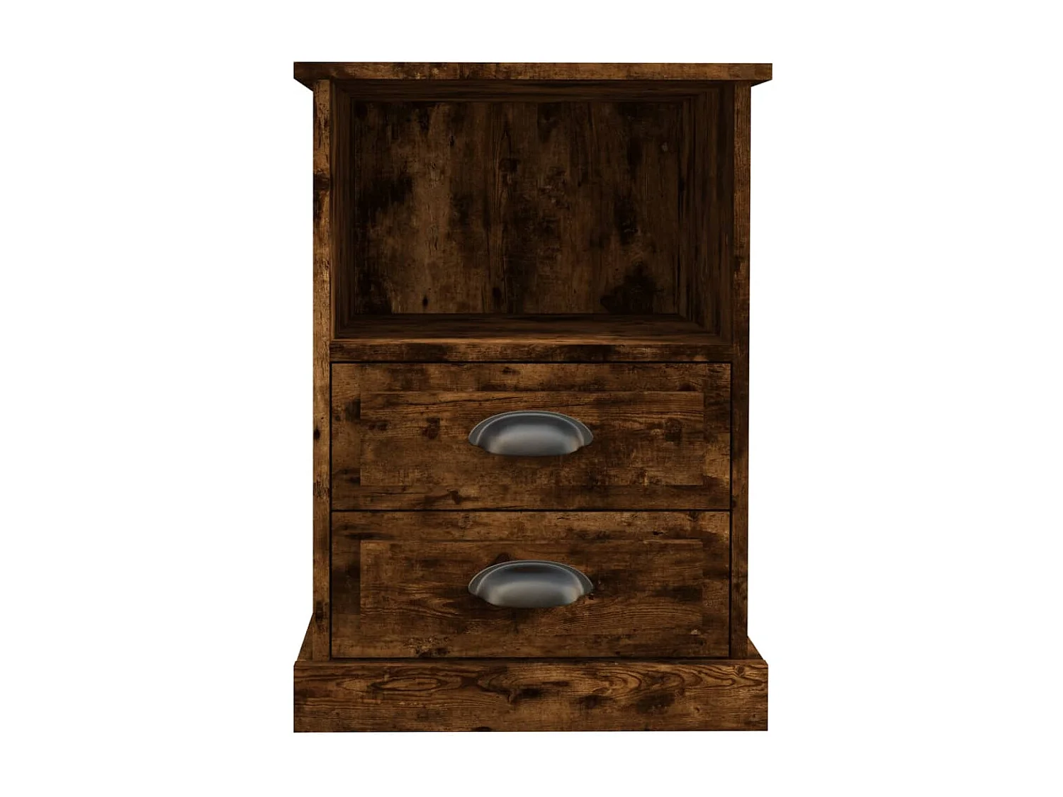 Tables de chevet 2 pcs chêne fumé 43x36x60