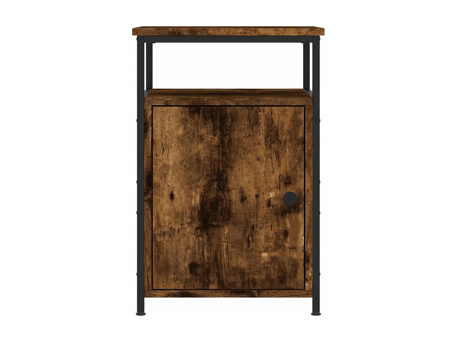 Tables de chevet 2 pcs chêne fumé 40x42x60 bois d'ingénierie