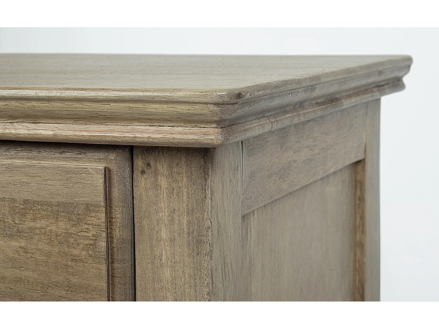 Table de chevet bois de manguier massif finition naturelle Domika 35cm