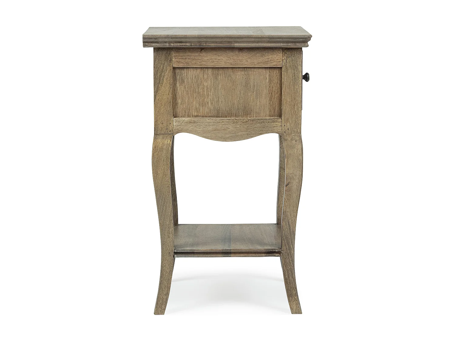 Table de chevet bois de manguier massif finition naturelle Domika 35cm