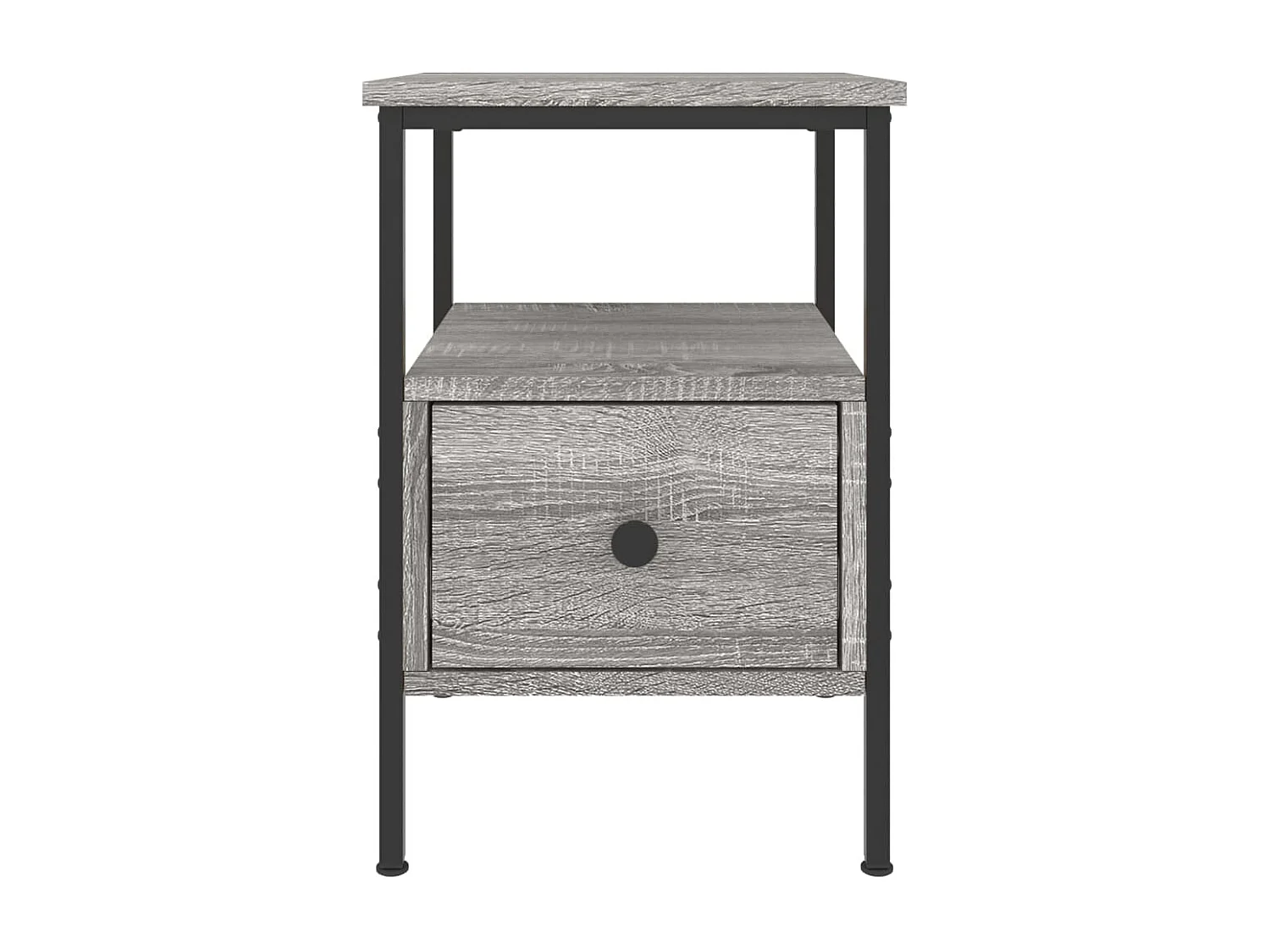 Tables de chevet 2 pcs sonoma gris 34x36x50 bois d'ingénierie