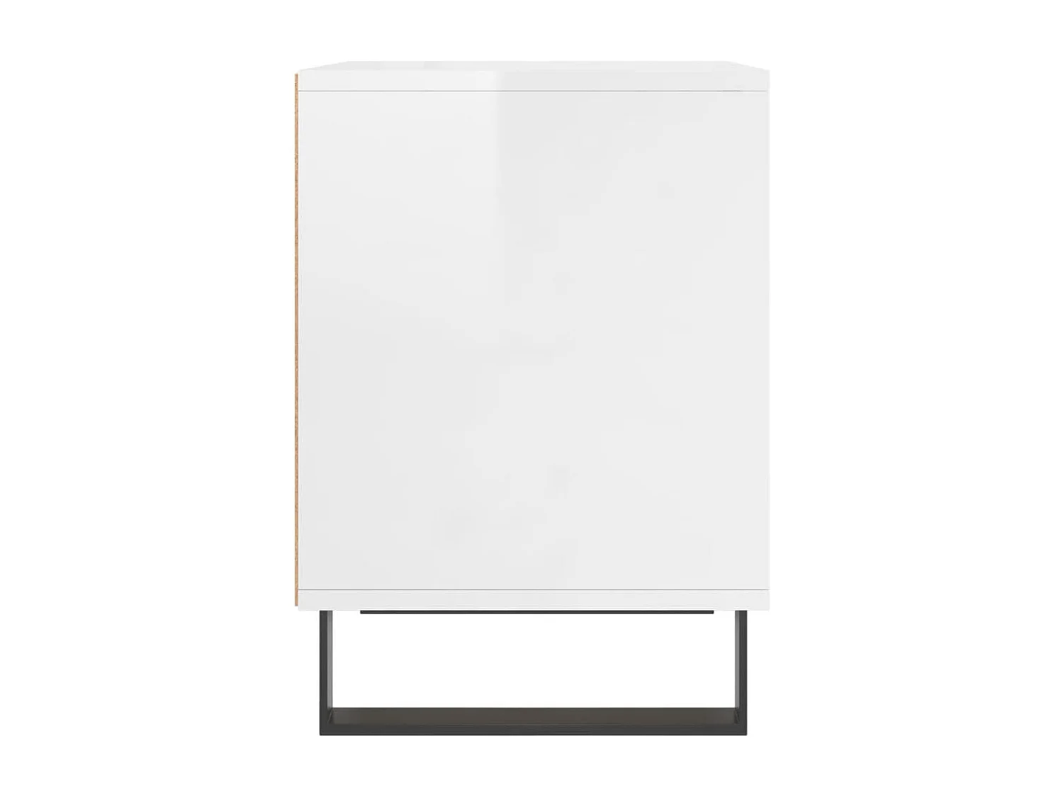 Tables de chevet 2 pcs blanc brillant 40x35x50