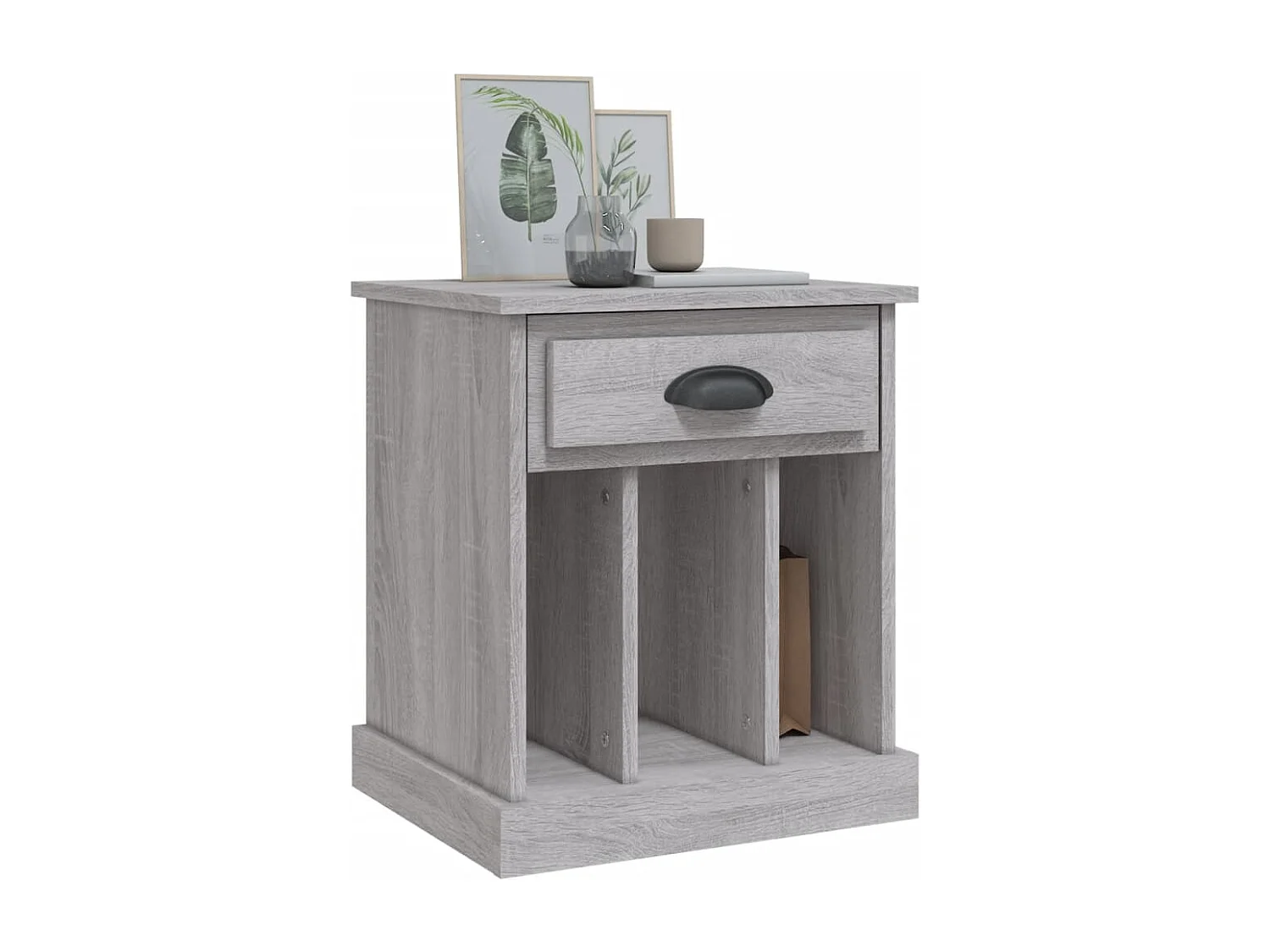 Table de chevet sonoma gris 43x36x50