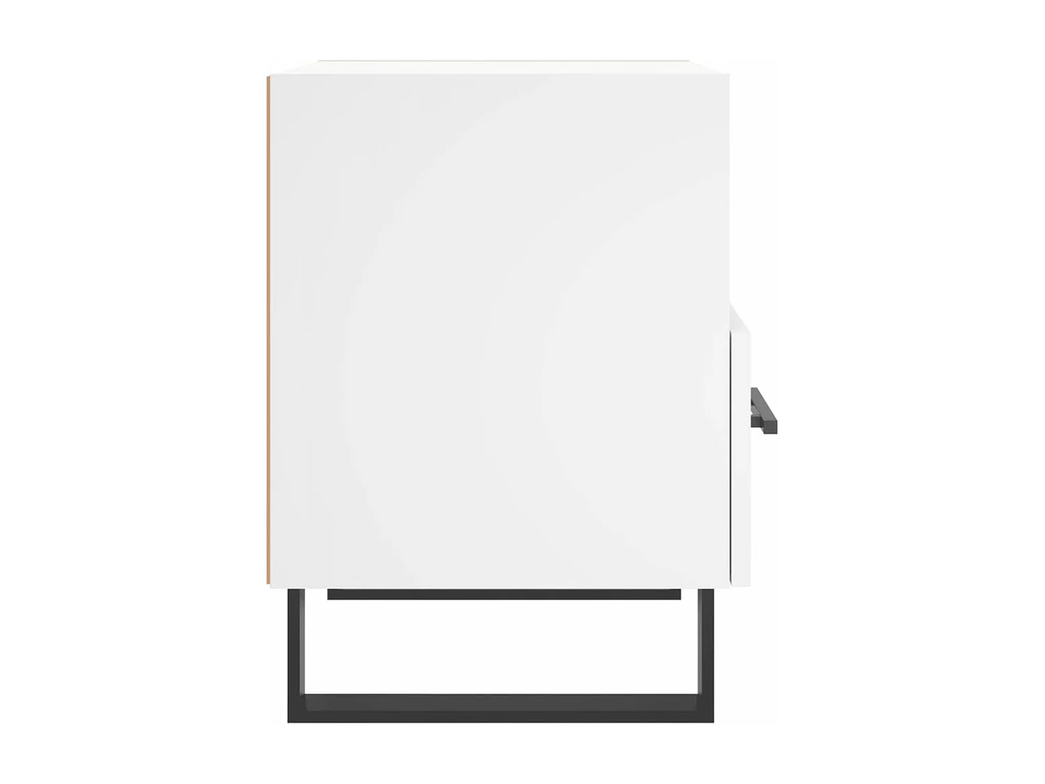 Table de chevet blanc 40x35x47,5 bois d’ingénierie