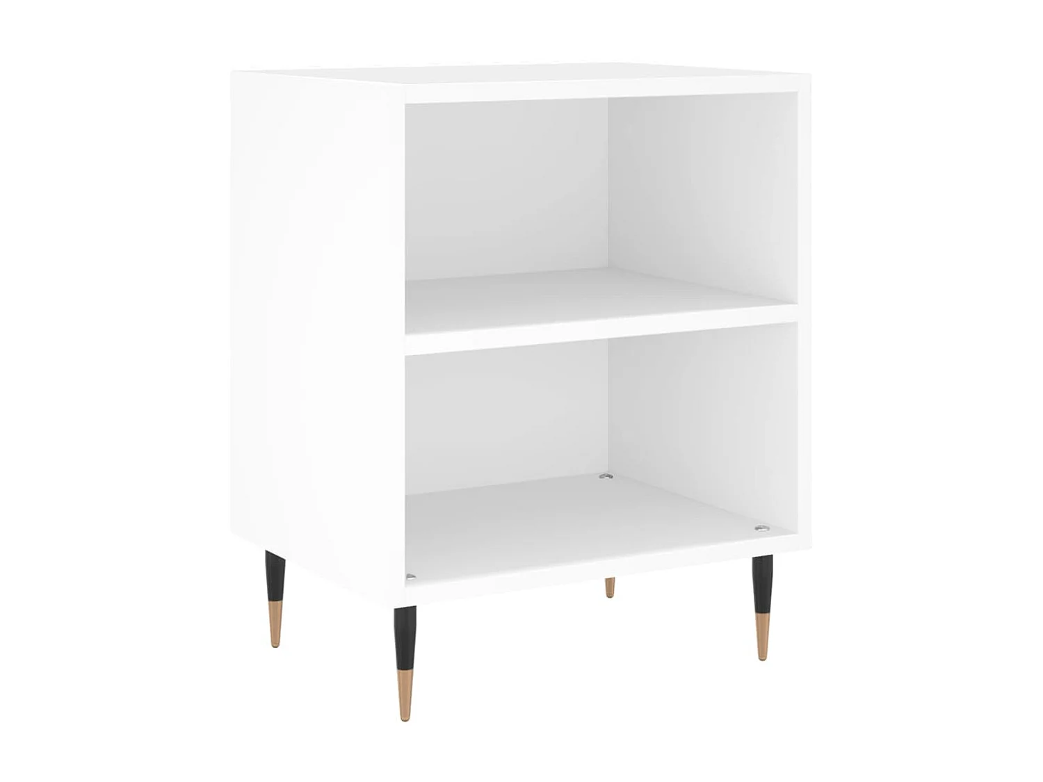 Tables de chevet 2 pcs blanc 40x30x50 bois d'ingénierie