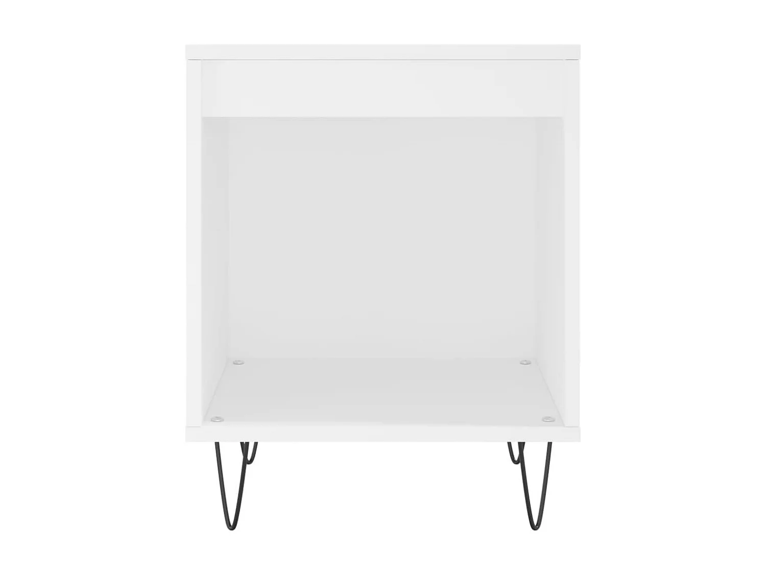 Tables de chevet 2 pcs blanc 40x35x50 bois d’ingénierie