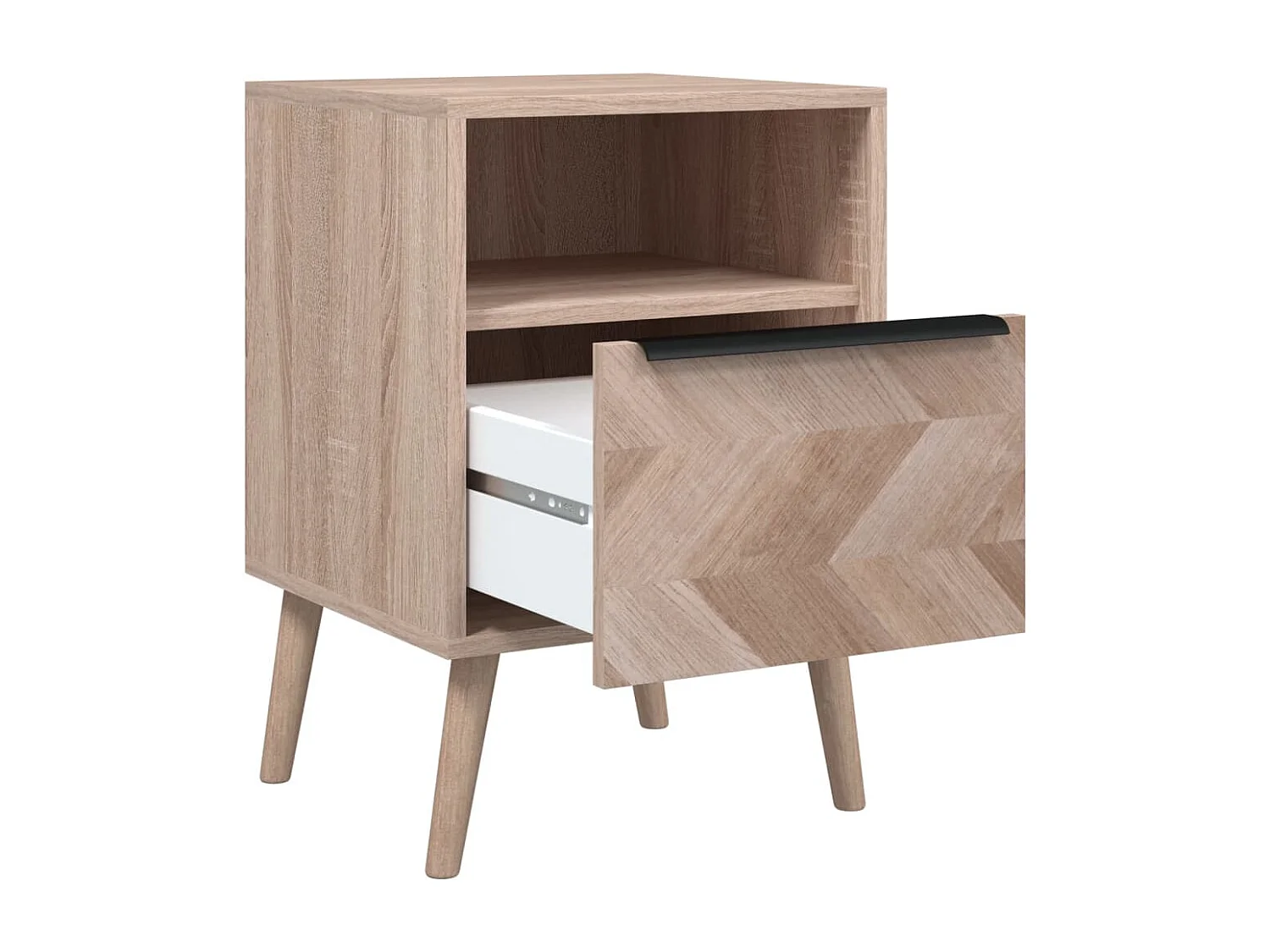 Table de chevet chêne sonoma 38,5x38,5x57 bois d’ingénierie