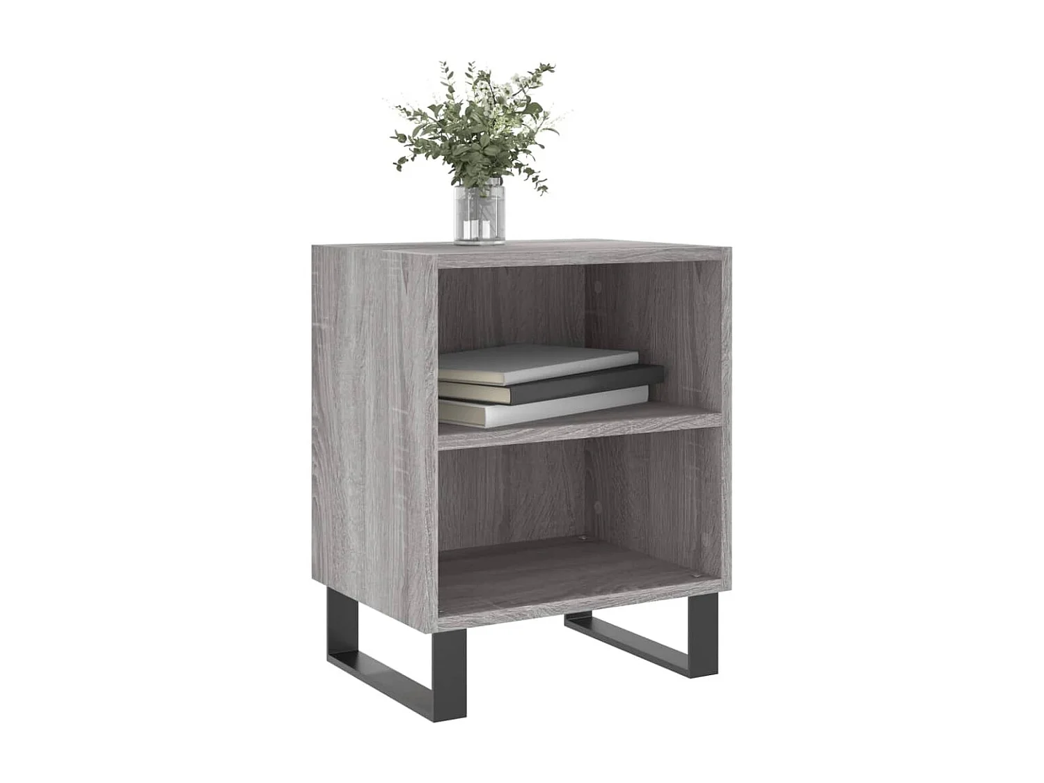 Tables de chevet 2 pcs sonoma gris 40x30x50 bois d'ingénierie