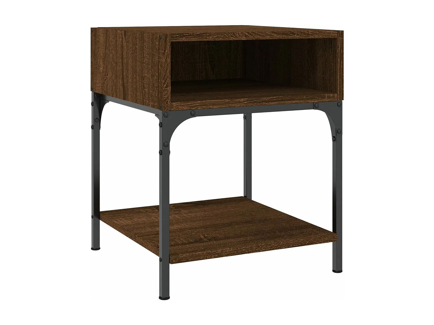 Tables de chevet 2 pcs chêne marron 40x41x50 bois ingénierie