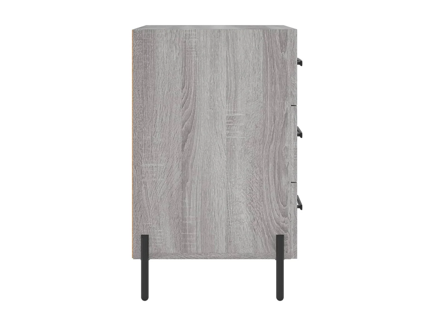 Table de chevet sonoma gris 40x40x66 bois d'ingénierie
