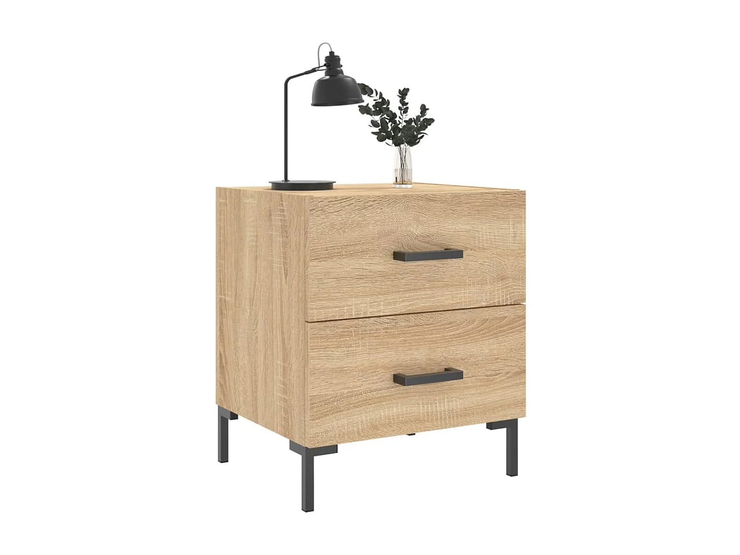 Tables de chevet 2 pcs chêne sonoma 40x35x47,5