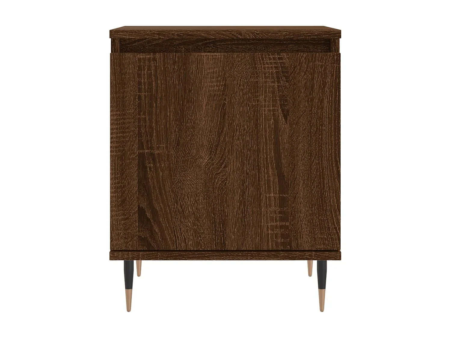 Tables de chevet 2pcs chêne marron 40x30x50 bois d'ingénierie