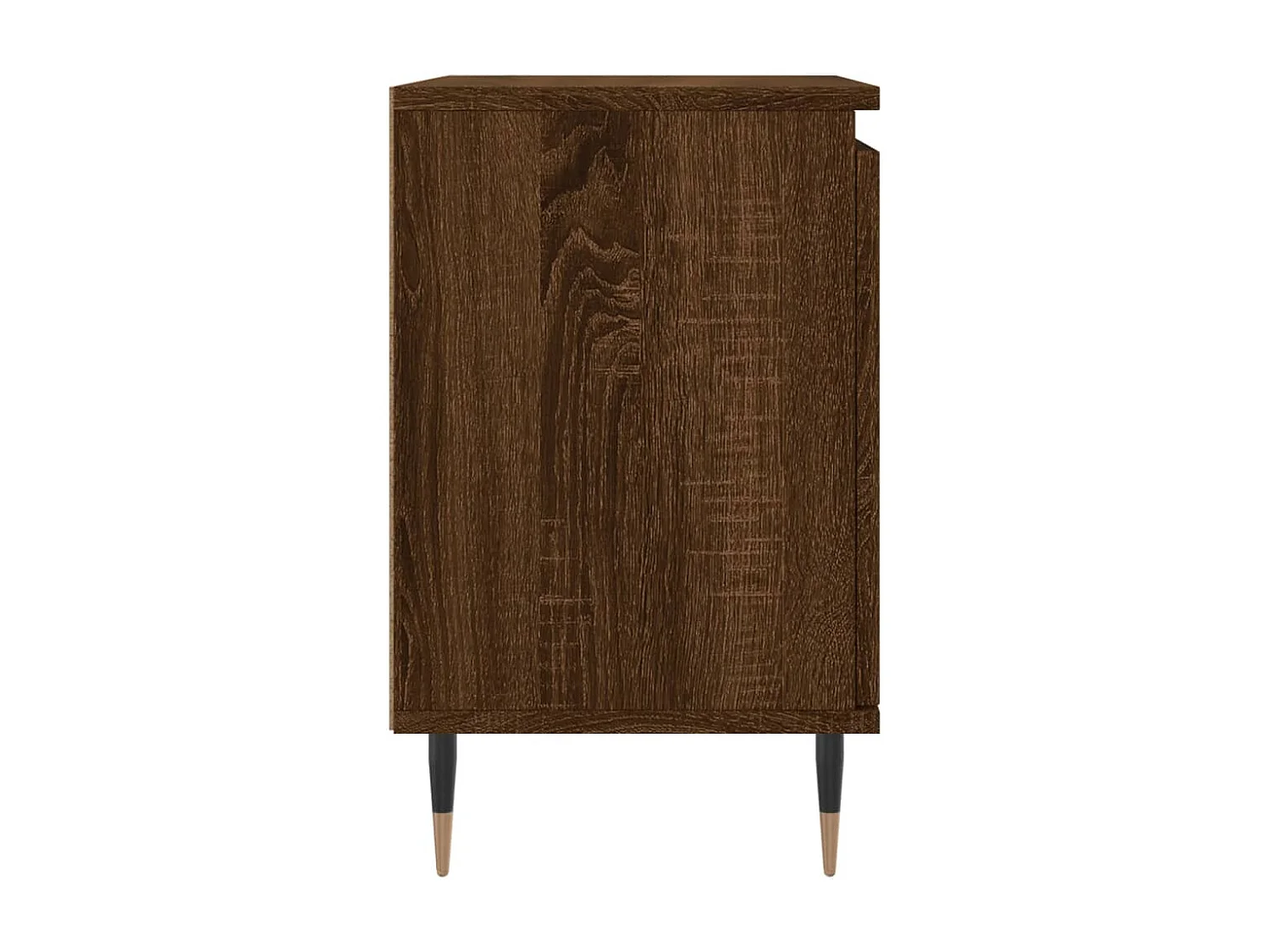 Tables de chevet 2pcs chêne marron 40x30x50 bois d'ingénierie