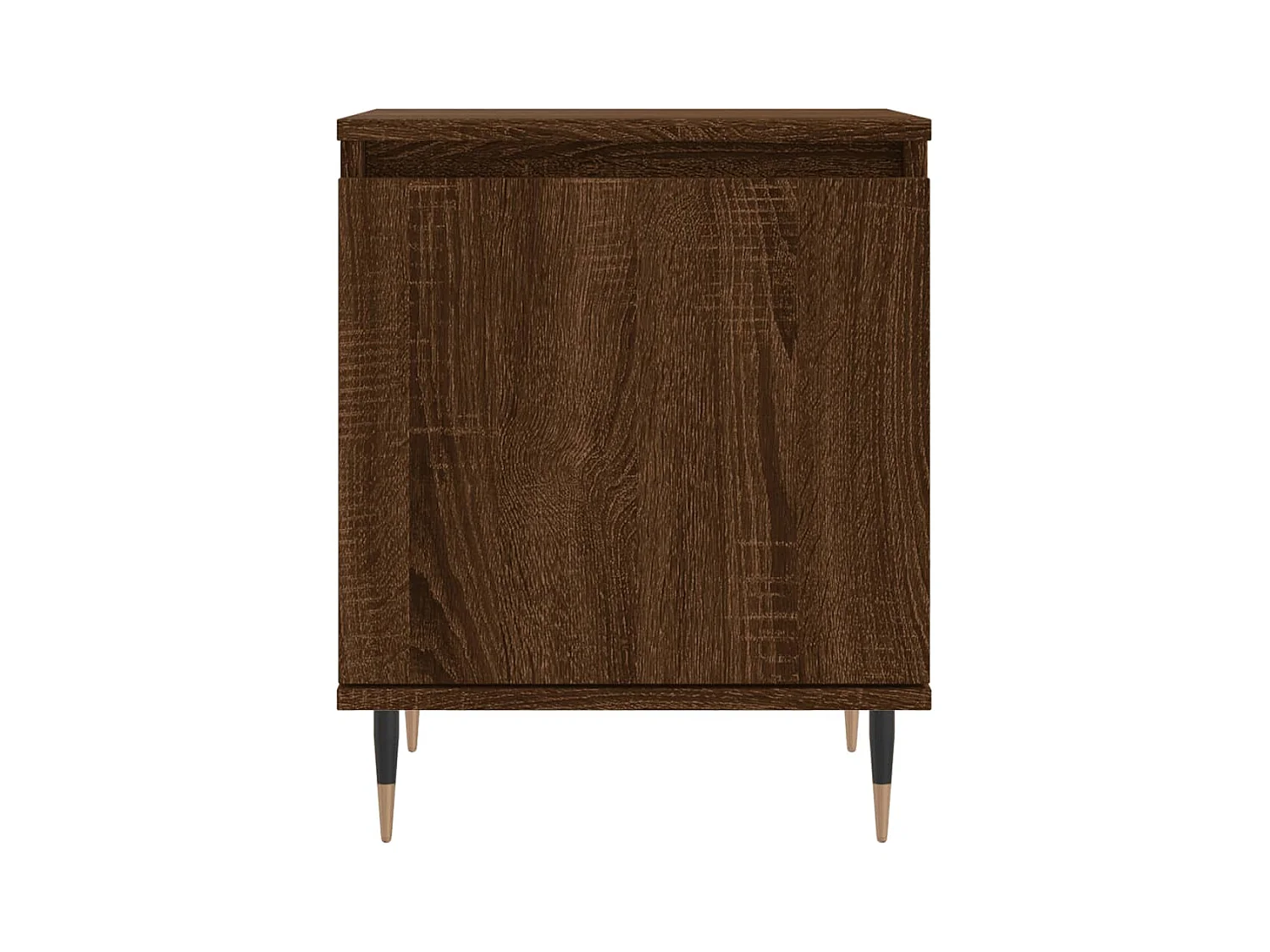 Tables de chevet 2pcs chêne marron 40x30x50 bois d'ingénierie