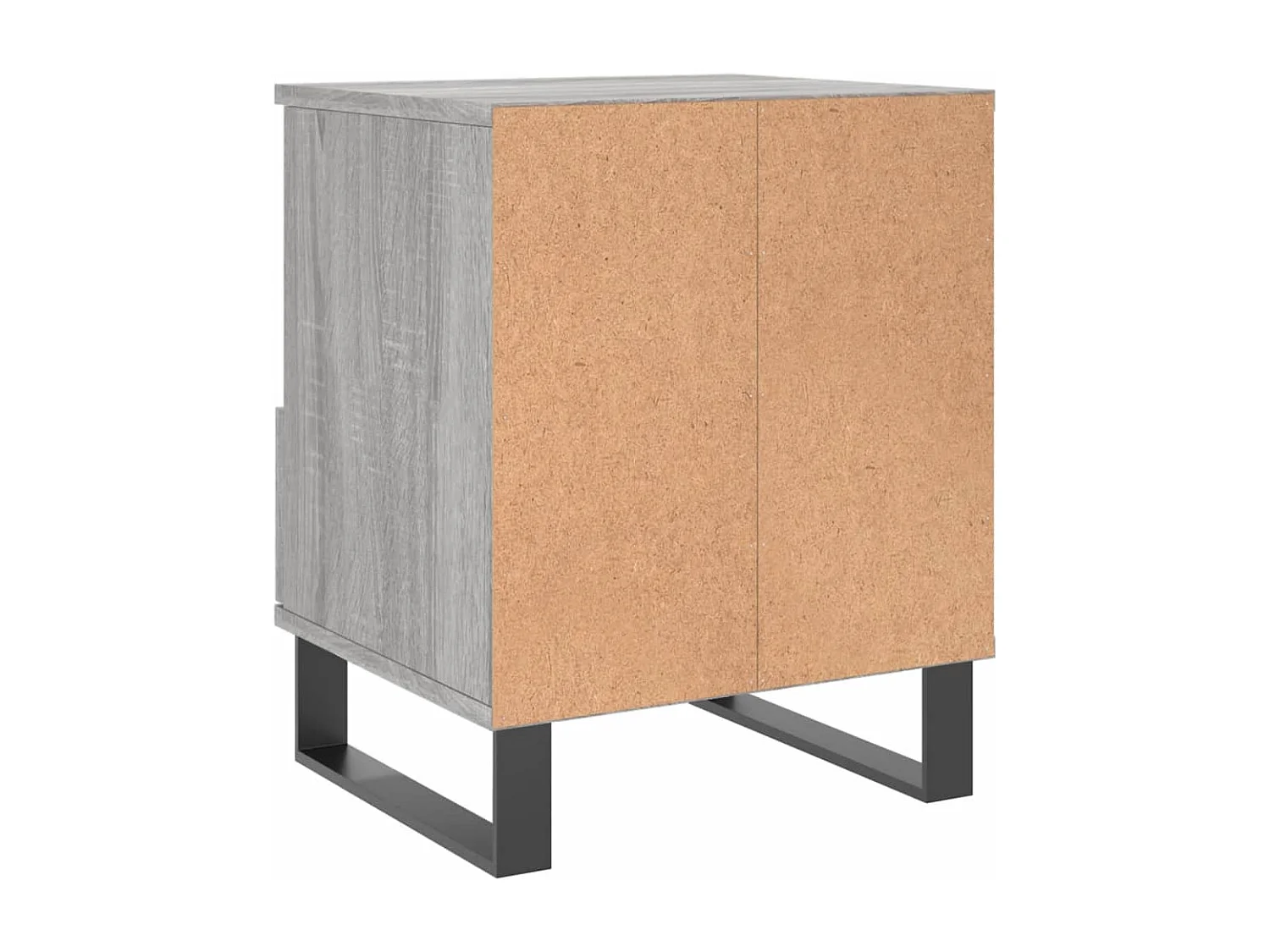 Table de chevet sonoma gris 40x35x50 bois d’ingénierie